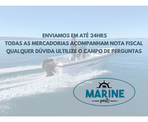 Capa Capô Motor De Popa Yamaha 15 Hp Gmhs 2015 Em Diante Azul