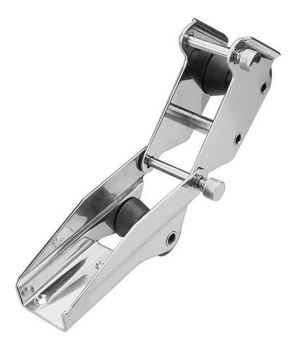 Lançador De Ancora Articulado Inox 327mm Lancha Barco