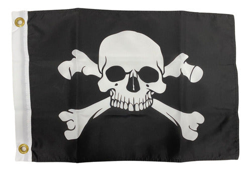 Bandeira Caveira Simples Para Mastro