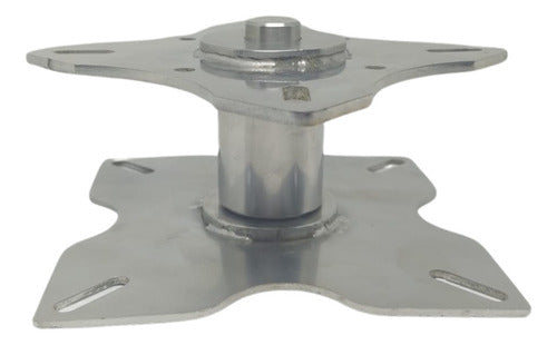 Base Giratória Inox 304 Banco Suporte Lancha 60 Cm