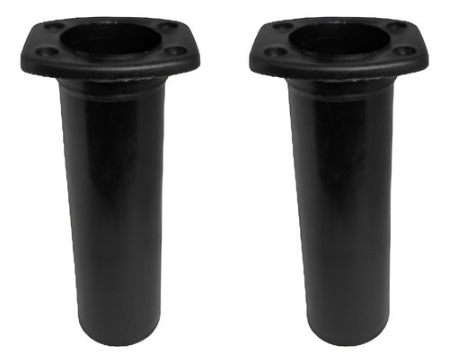 Kit 2 Porta Varas Caniço 14,5 cm Pesca Náutica Preto