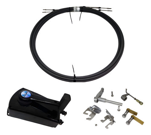 Kit Comando Distancia Cabo, Adaptador Yamaha 25 30 Bolinha