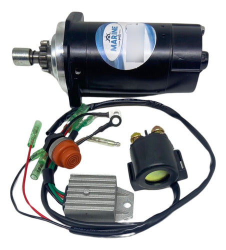 Kit Arranque Partida Motor Popa Yamaha 25/30 Hp Original