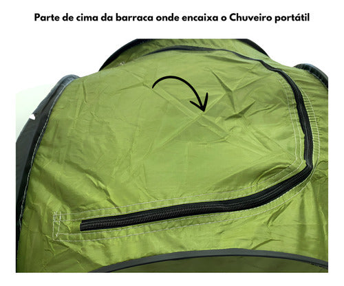 Banheiro Químico Vaso Portátil Com Barraca Camping