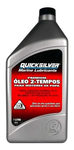 Óleo De Motor Quicksilver 2 Tempos Tcw3 Mercury Kit 2 L