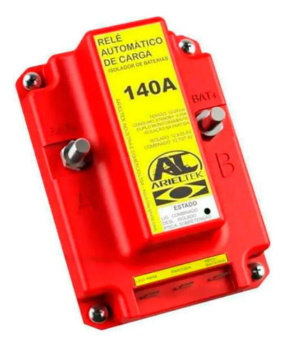 Relé Automatico De Carga Isolador De Baterias 140a 12/24vdc