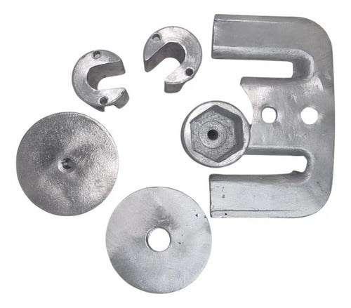 Anodo Rabeta Bravo 3 Mercruiser Kit Certificado Importado