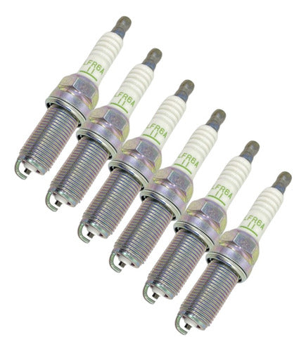 Kit 6 Velas De Ignição Lfr6a11 Motor Yamaha 4t Efi 200/225/250/300 Hp