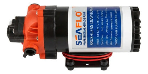 Bomba Pressurização 1,5 Gpm 12v 5,6l/min 10a 80psi Brushless 12v
