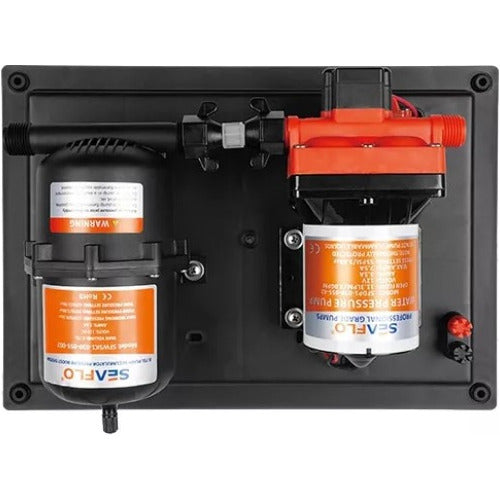 Kit Pressurizador 3.0 Gpm 12v 45 Psi Com Acumulador 0,75l Seaflo