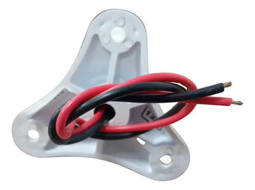 Luz Circular De Ancoragem 360 Led Abs Alto Impacto Arieltek Branca