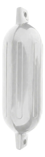 Defensa Náutica Inflável G4 16,5 X 58,4cm Barco Lancha Branco