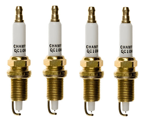 Kit 4 Velas Champion Iridium Qc10wep Motor Evinrude E-tec 40 250hp (Classico)