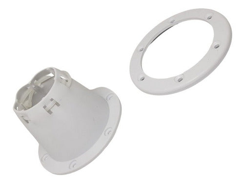 Coifa 2 Pol Furo 80mm Passa Cabo Ajustável Barco Lancha
