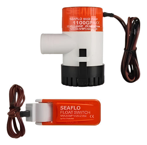 Bomba De Porão 1100gph + Automático Barco Lancha Seaflo