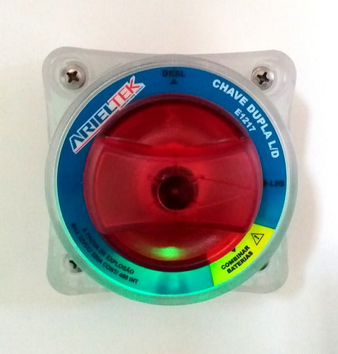 Chave Bateria Dupla Barco Lancha Lig/desl 230 Amperes Arieltek
