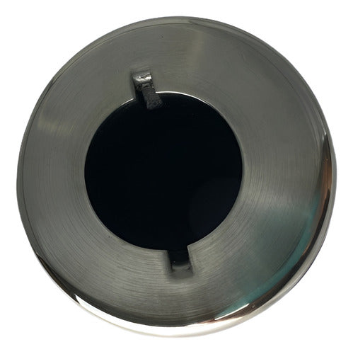 Saída De Costado Naylon Reta  1-1/8  Capa Inox