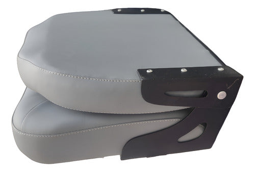 Kit 2 Banco Cadeira P/ Barco E Lancha Texturizado Compensado Naval
