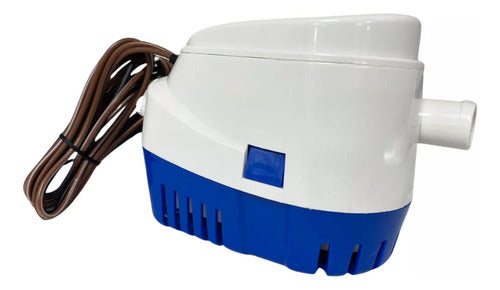 Bomba De Porão 600 gph Com Automático Embutido 12 v Sailingflo