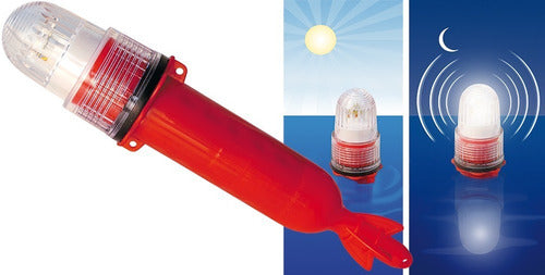 Estrobo Para Rede De Pesca Foto Celula Led