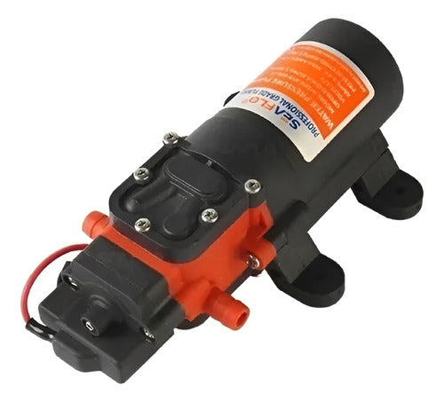 Bomba de Pressurização 0,8 GPM 12V 2,7 L/min 4A 70PSI 21S Seaflo