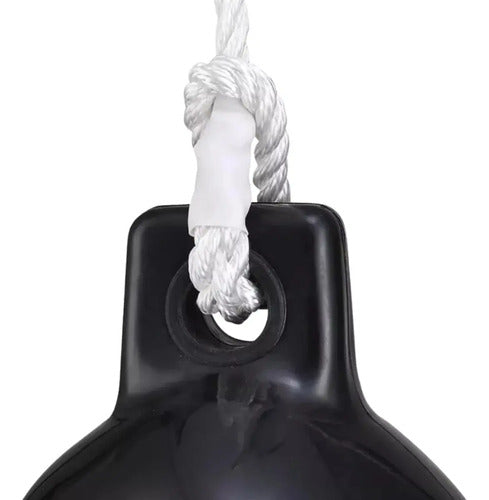 4 Defensa Náutica Inflável G3 14 X 51 Cm Preta Lancha Barco