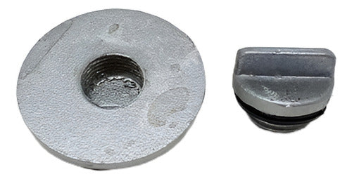 Bujão De Dreno Alumínio Com Flange