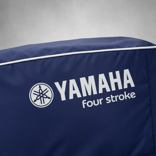 Capa De Capô Motor De Popa Yamaha  150 Hp 4t Azul-marinho