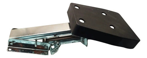 Suporte Motor Popa Auxiliar Articulado Inox Até 20 Hp Barco