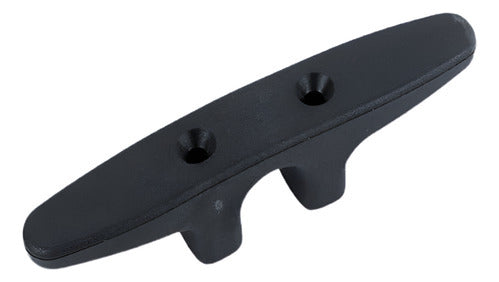 Cunho Amarra Cabo 6 Pol Em Nylon Preto 2 Peças