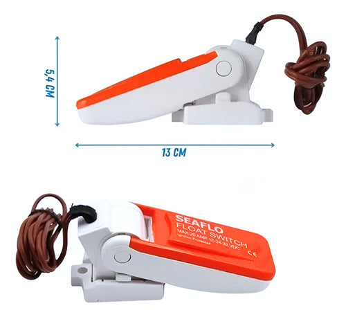 Bomba De Porão 750 Gph 12v + Automático Seaflo