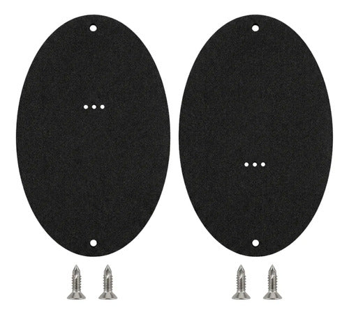 Par Luz De Bordo Olho De Tubarão Cromada 12v Led Arieltek Branca