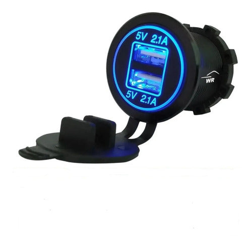 Tomada Usb 20a/24v 10a Entrada Barcos Carros Motorhome