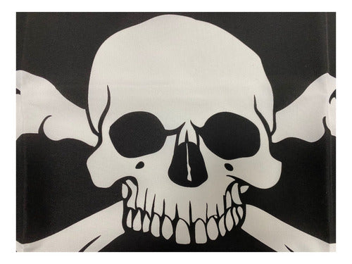 Bandeira Caveira Simples Para Mastro