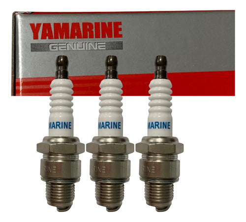 Kit 3 Velas De Ignição B7HS10 Yamarine Motor De Popa Yamaha 2t