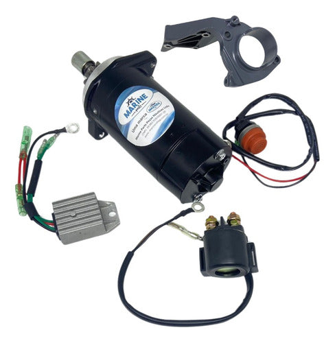Kit Arranque Partida Motor Popa Yamaha 25/30 Hp Original