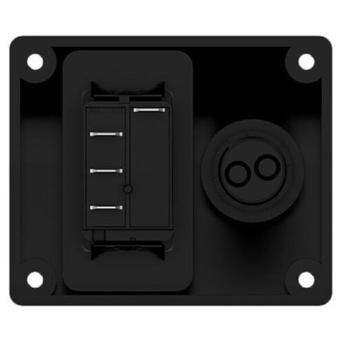 Painel Controle P/ Bomba Porão 12v 20a E Alarme De Inundação
