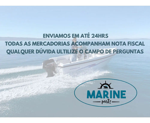 Anodo Sacrifício Leme Motor Mercury 50-275 Hp 055-17264-t2