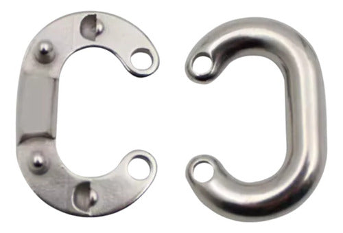 Elo Conector De Corrente Aço Inox Âncora Barcos 6mm