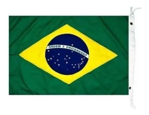 Mastro C/ Bandeira Do Brasil P/ Barcos Lanchas Preta S/ Luz