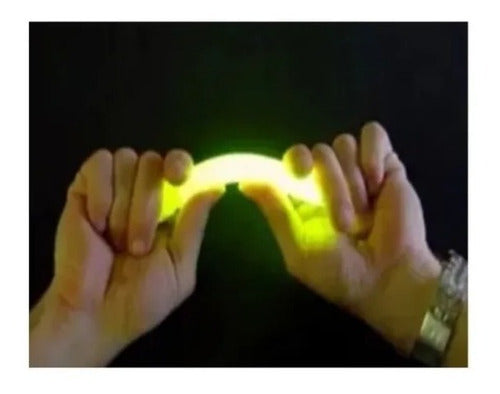 Kit Com 4 Luz Química Bastão Luminoso 15 Cm - Cores