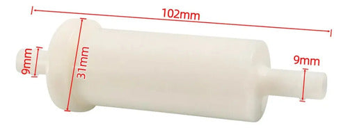 Filtro Combustivel Em Linha Motor Popa Mercury / Quicksilver