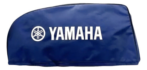 Capa Capô Motor De Popa Yamaha 15 Hp Mod. Fm Azul
