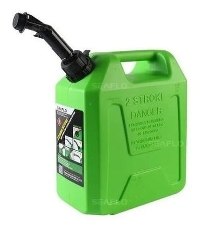 Tanque Galão Combustível 5 Litros Verde Original Seaflo