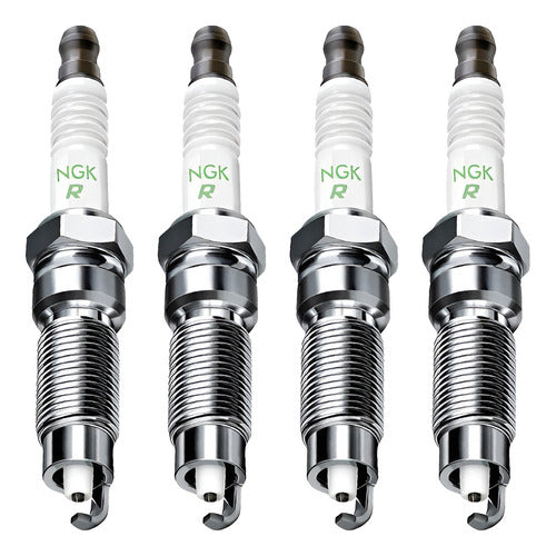 Kit 4 Velas Ignição Ngk Lfr5a11 Motor Popa Yamaha 90/115 Hp