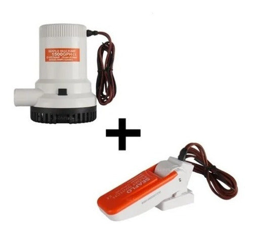Bomba De Porão 1500 Gph Seaflo Original + Automático 24 V