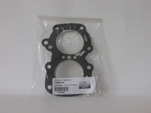 Junta Cabeçote Motor Popa Yamaha 15 Hp Pinado