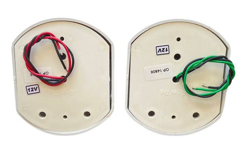 Luz Navegação Embarcação Led De Alta Intensidade Branco Arieltek
