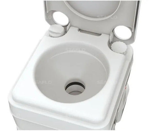 Banheiro Químico Vaso Sanitário Portátil 20 L Premium Seaflo