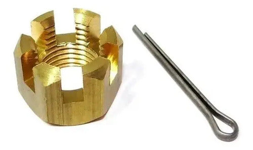 Porca Da Hélice Motor  Popa Yamaha 25 E 30 Hp  Dourado